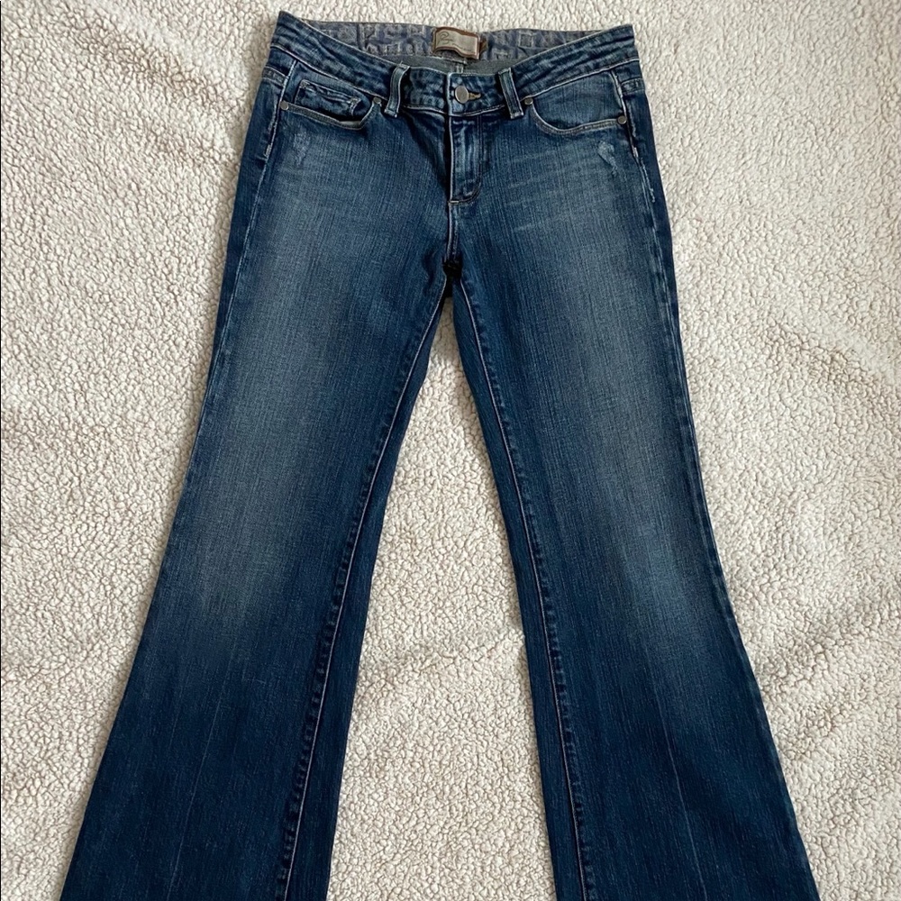 Vintage Paige Low Rise Robertson Flare Jean